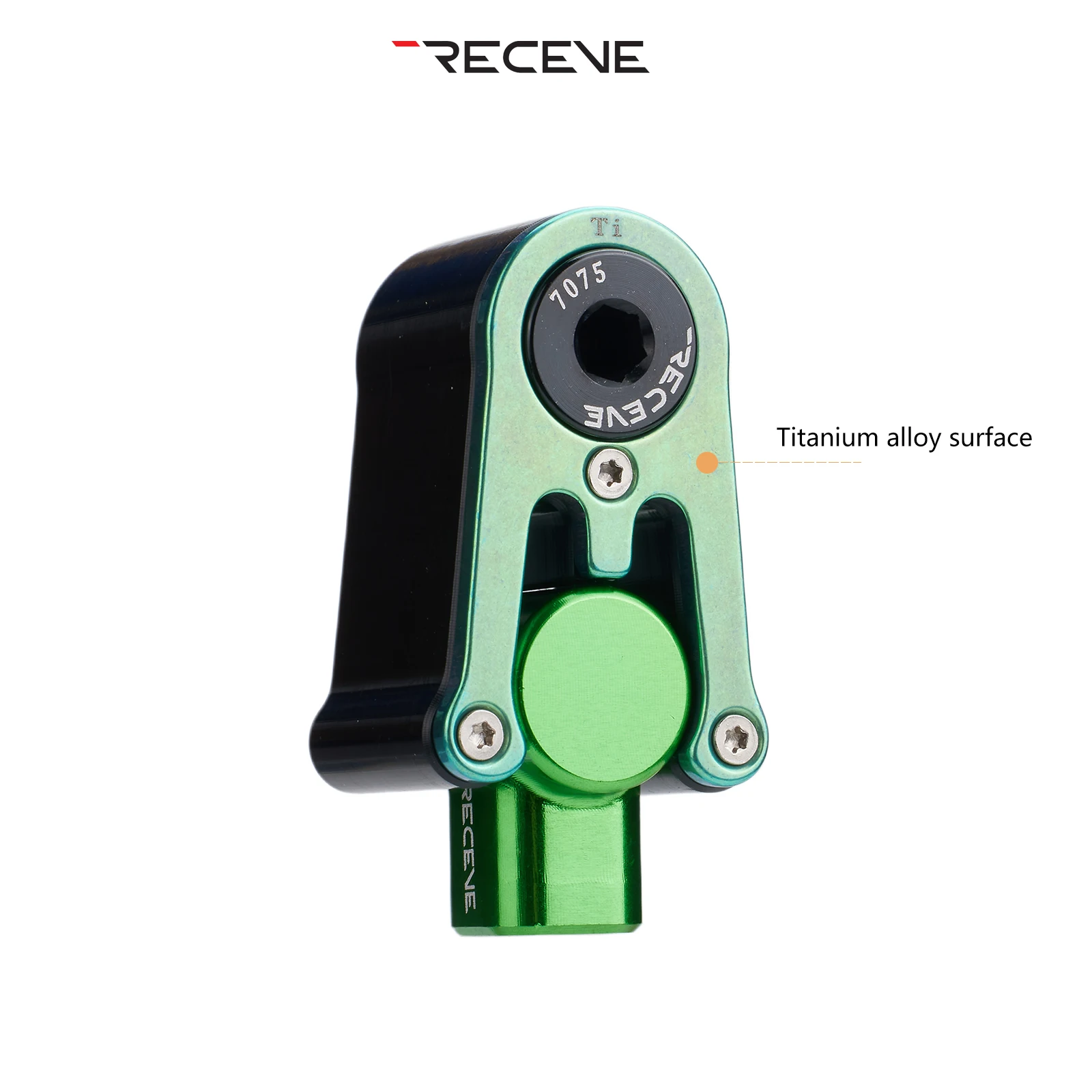 RECEVE Catcher Head Tube Clamp Folding Bike Head Tube Fixing Tool Bicycle Front Fork Catcher Buckle Aluminum Alloy For Brompton