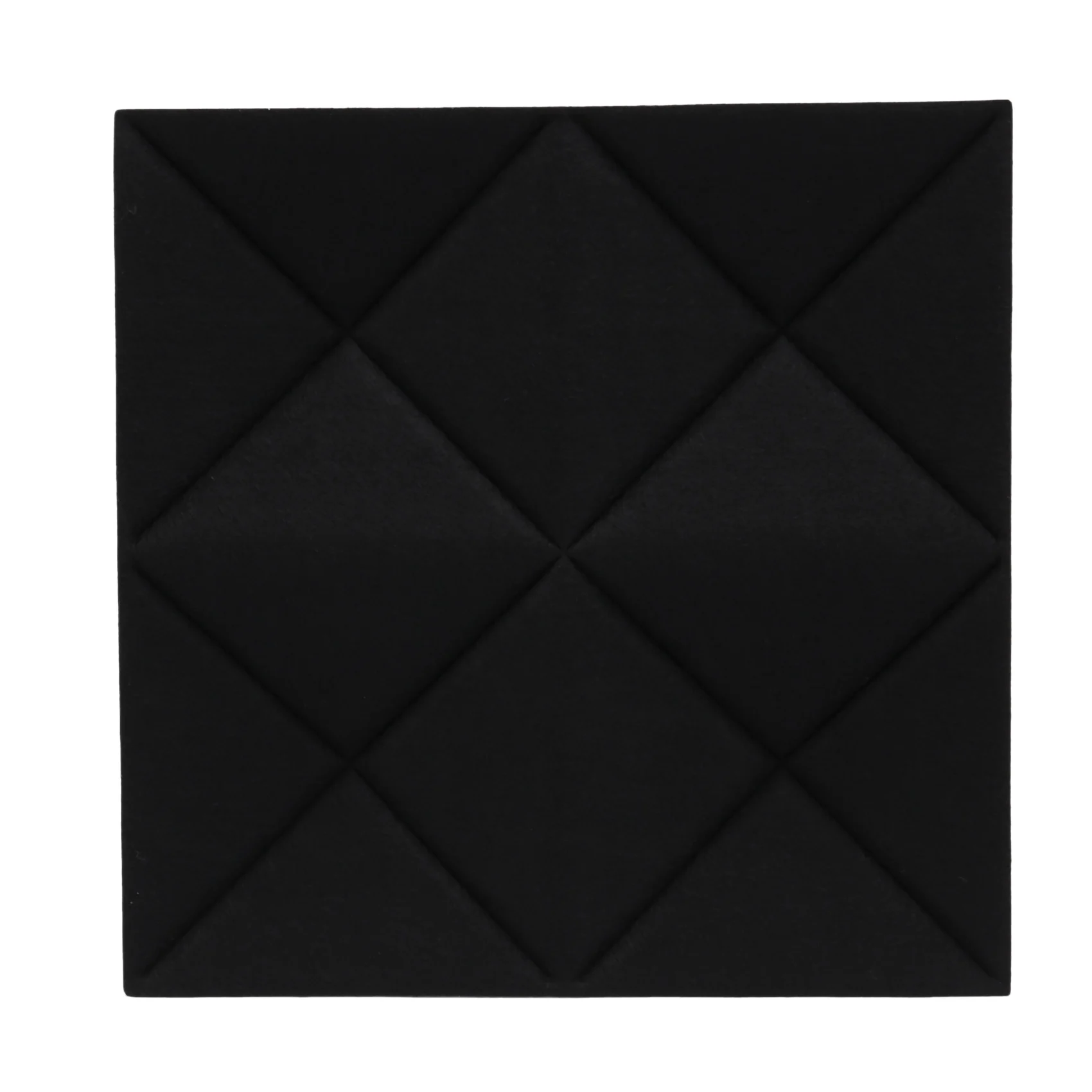 CGDS-12Pack Pyramid Acoustic Absorption Panel,12X12X0.12Inch Soundproofing Panel,Great For Wall Decoration,Black