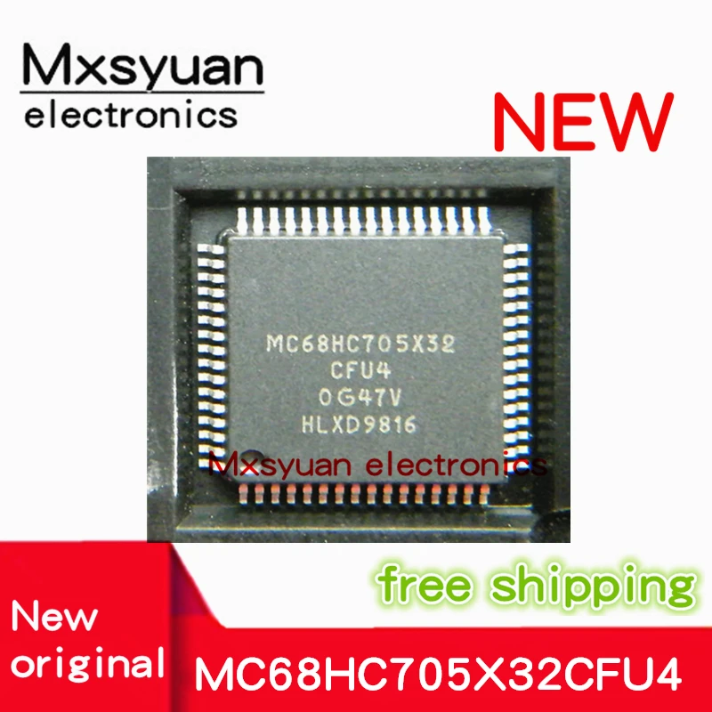 

5pcs/Lot MC68HC705X32CFU4 MC68HC705X32 68HC705X32CFU4 QFP-64 Mxsyuan 100% New original