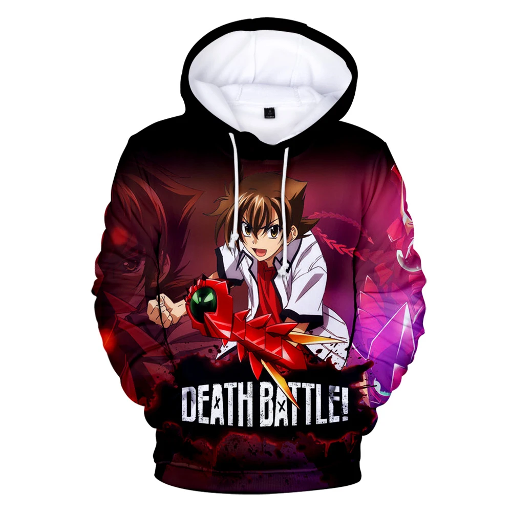 New High Quality 3D High School DxD Hoodies Men Women Autumn Cartoon Hip Hop Streetwear Boys Girls Oversized Anime Pullovers