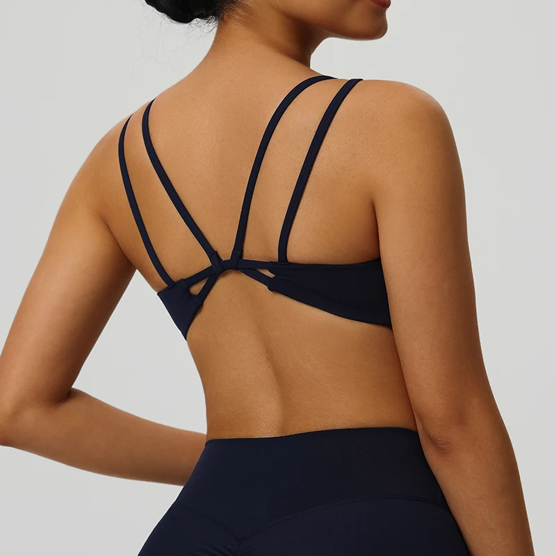 جميلة الظهر عبر الظهر المرأة الصدرية حمالة صدر رياضية الجوارب سترة يوجا عالية القوة للصدمات رياضة سترة رياضية علوية رفع مع وسادة الصدر