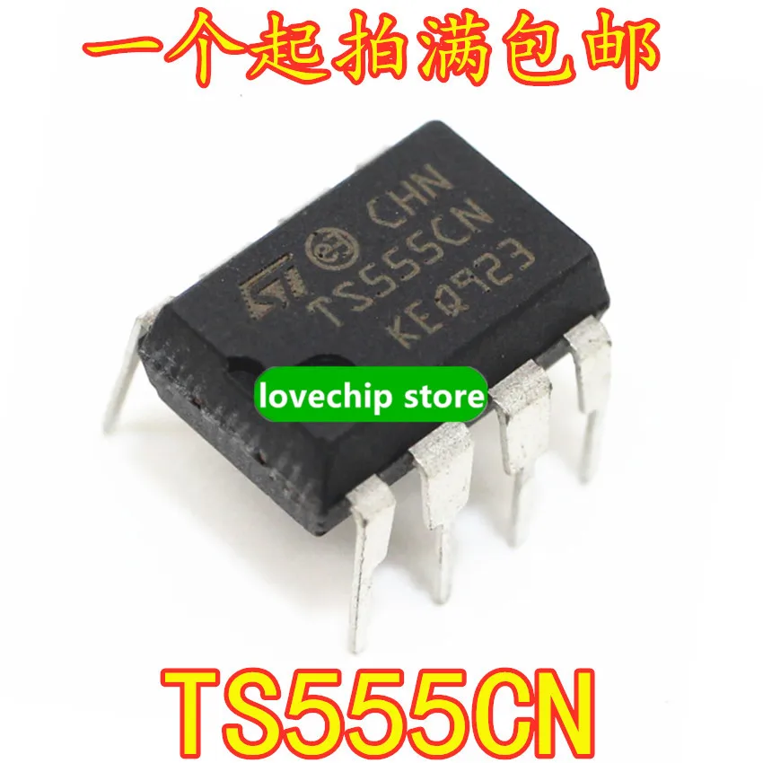 5Pcs New imported TS555CN TS555 DIP-8 in-line programmable timer DIP8