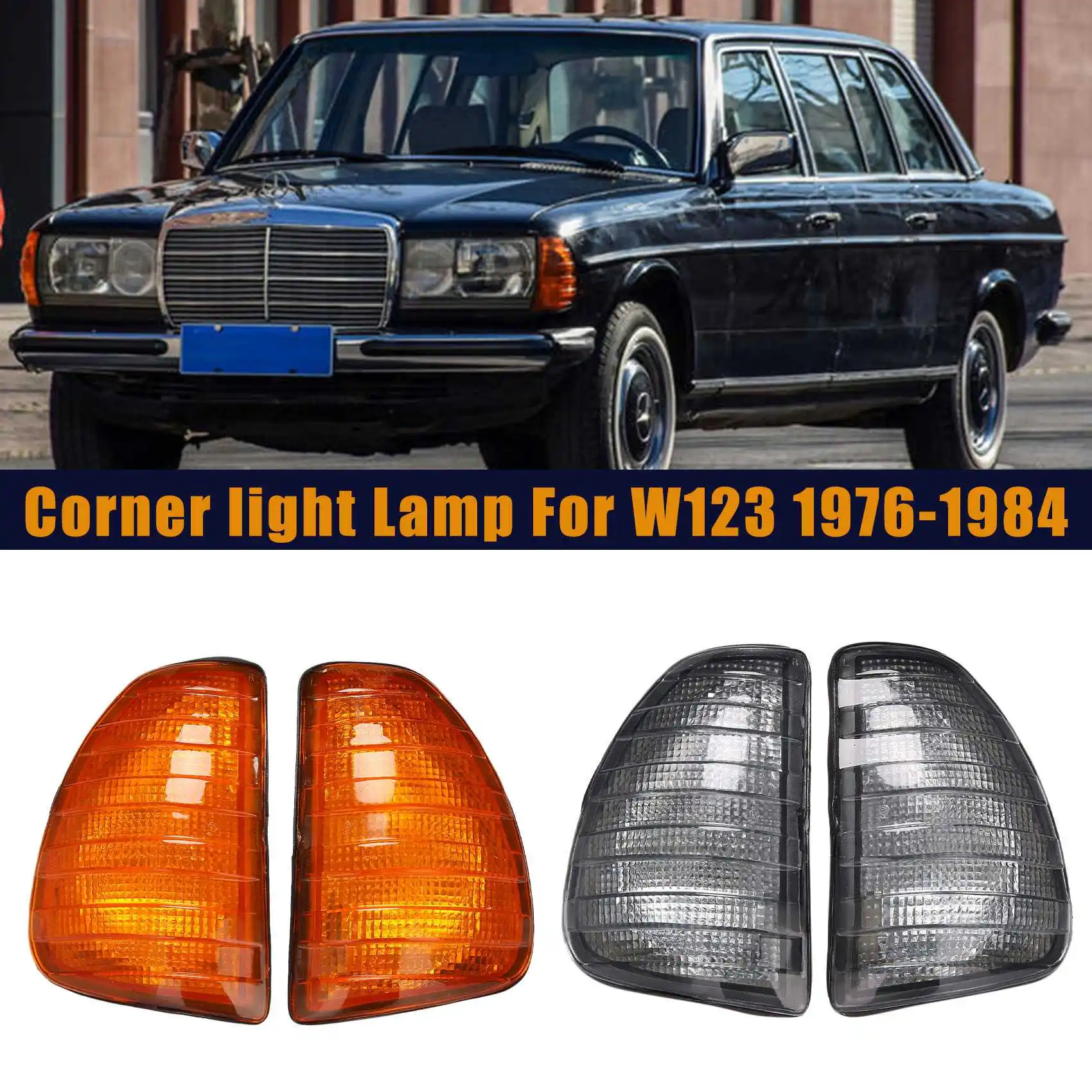 Auto Blinker Blinker Ecklicht Lampe für Mercedes Benz W123 1976-1984 Gelb