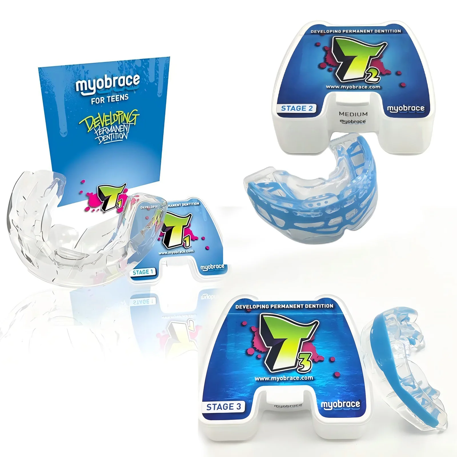 Dental MRC Orthodontics For Children MRC Orthodontic Teeth Original Myobrace Silicone Braces  J2,K,T,A Series