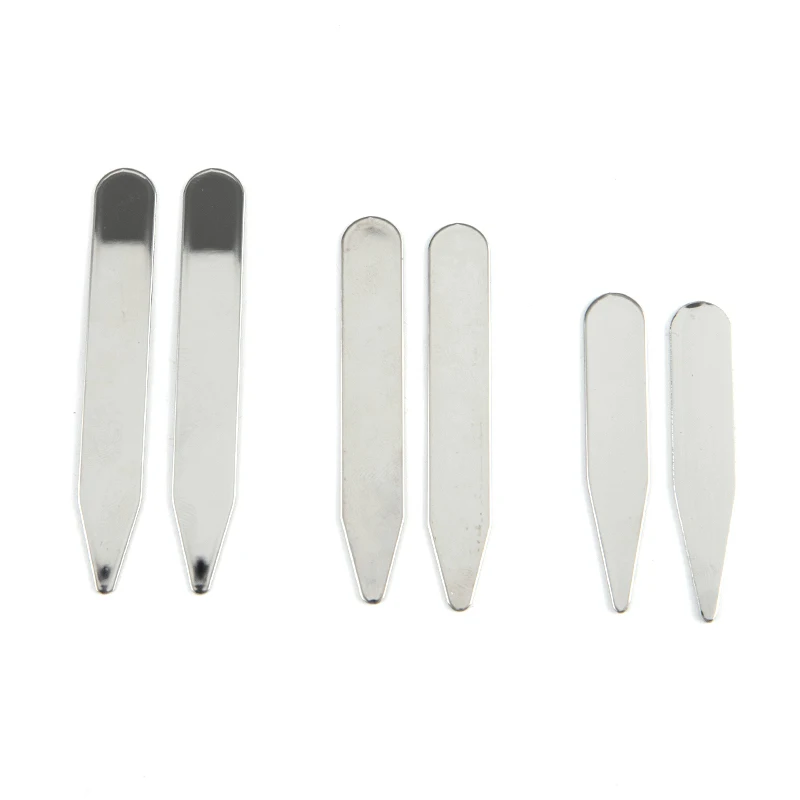 2Pcs 52mm/63.5mm/70mm Stainless Steel Collar Stays Bones For Dress Shirt Business Party Jewelry