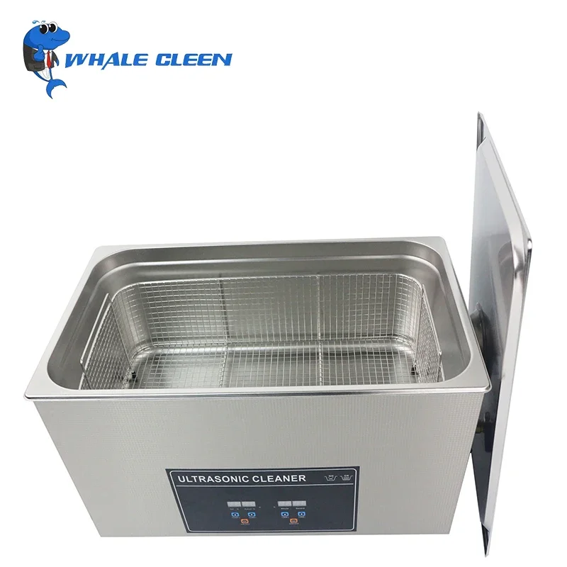 FCC CE ROHS Blue Whale 600W Digital Industry Laboratory Parts Ultrasonic Cleaner 30L Ultrasound Washing Machine