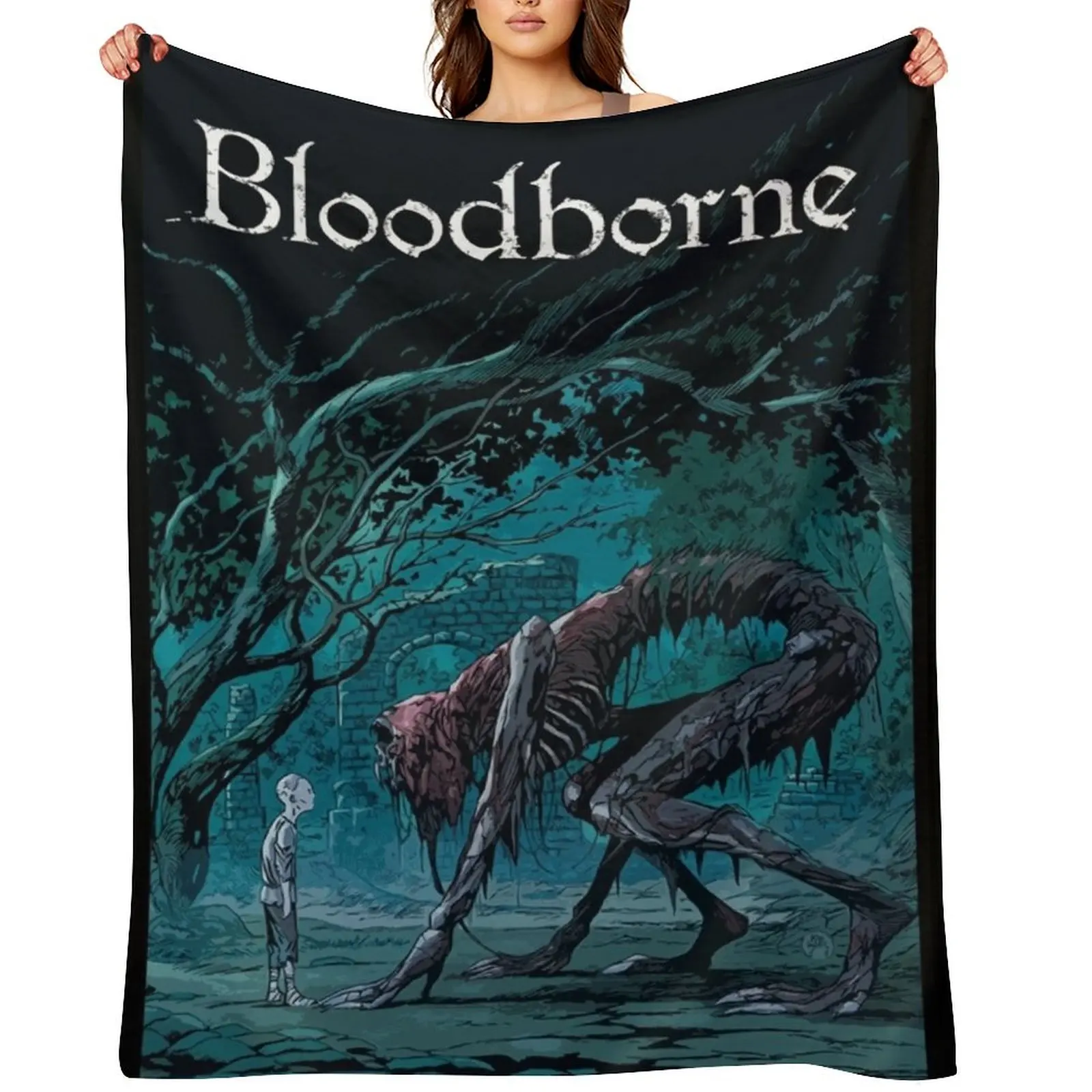 

Bloodborne Throw Blanket Luxury Thicken Baby Luxury Brand Furry Blankets