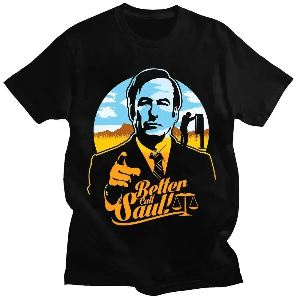 Heisenberg Breaking Bad Missing Sign T Shirt Better Call Saul Graphic Printed T-shirt Men Cotton Short Sleeves Tee Tops Clothing