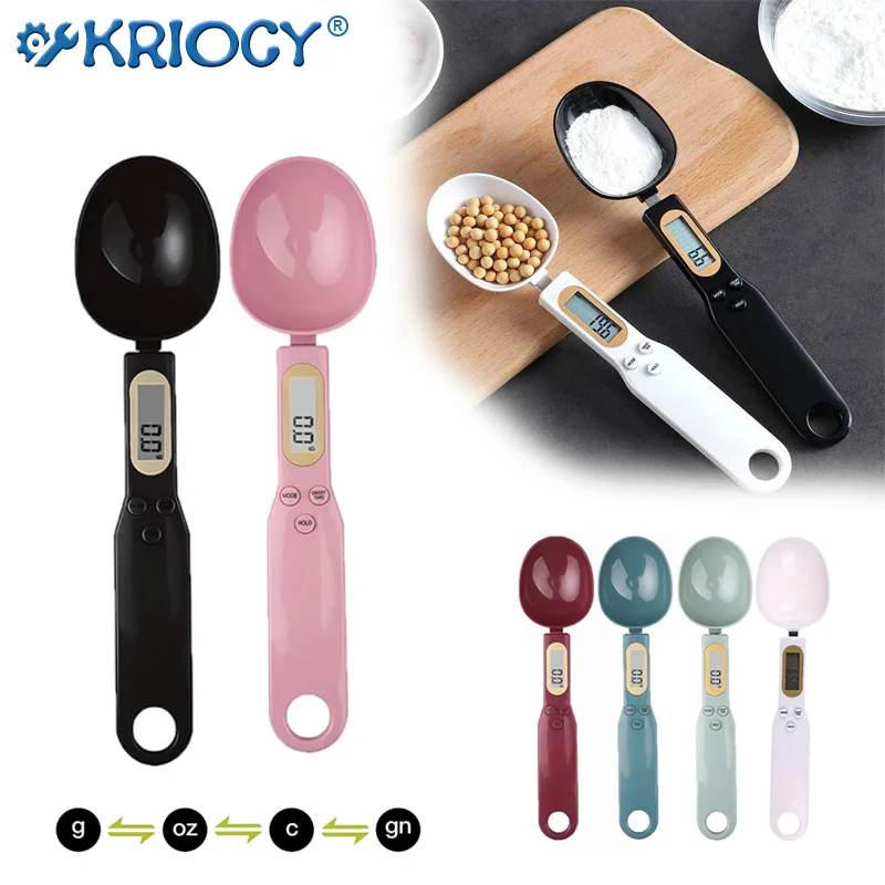Elektroniczna waga kuchenna 500g 0.1g LCD Cyfrowa waga do odmierzania mąki spożywczej Cyfrowa waga łyżkowa Mini narzędzie kuchenne do wagi do kawy mlecznej