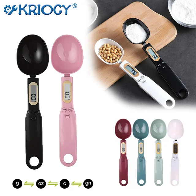 Elektroniczna waga kuchenna 500g 0.1g LCD Cyfrowa waga do odmierzania mąki spożywczej Cyfrowa waga łyżkowa Mini narzędzie kuchenne do wagi do kawy mlecznej