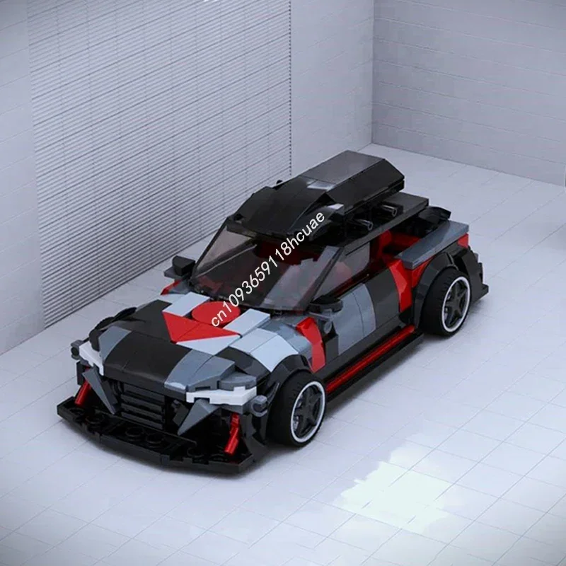 380PCS City Champions SuperCar Audis RS6 DTM Modello Moc Building Blocks Impilabili Giocattoli educativi creativi Regali di Natale per bambini