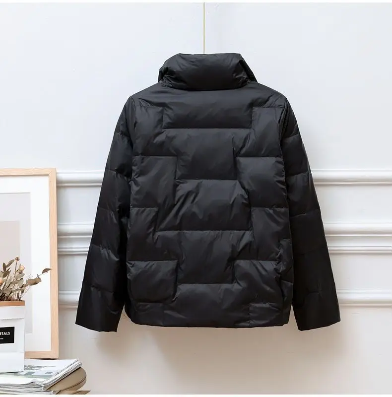 2023 Spring Autumn New Down Jacket Women's Jackets Stand-Up Collar Coat for Women Light Outerwear Female Korean Down Coat Tops