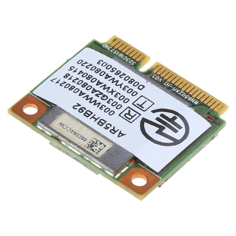 Atheros AR9280 AR5BHB92 Dual Band 2.4G 5G 300M WiFi Wireless Half Mini PCI-E Card For for Linux Hackintosh Win10 best sale