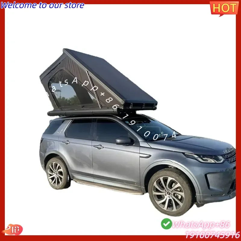 2026Hot 4x4 SUV Off-Road Adventure Hard Shell Roof Tent Canvas and PVC for Car Camping for Outdoor Use on Sale