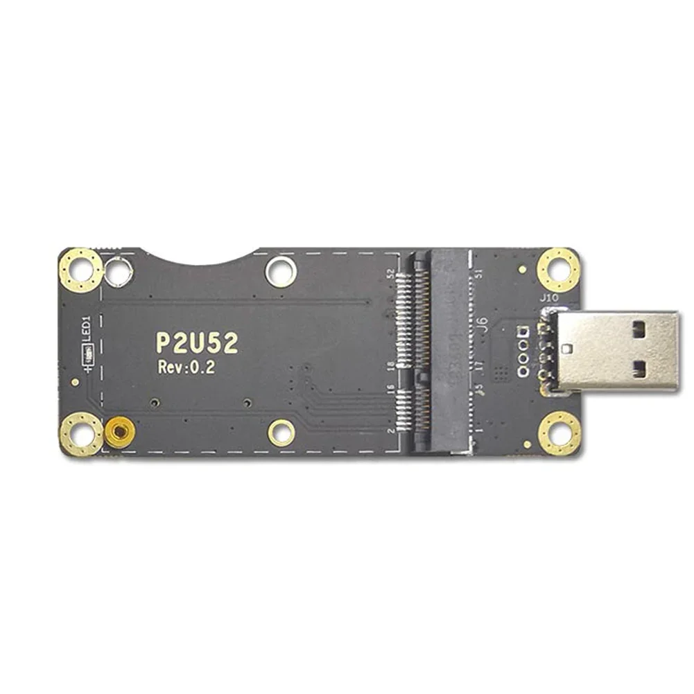 Плата разработки модуля 4G LTE, промышленный мини-адаптер PCIe к USB со слотом для SIM-карты для беспроводного модуля WWAN/LTE 3G/4G