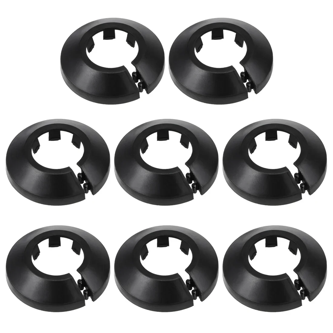 8Pcs Water Pipe Cover Pipe Collar Decoration PP Radiator Escutcheon Pipe Covers For Angle Valves Faucet Accessories 12mm-50mm