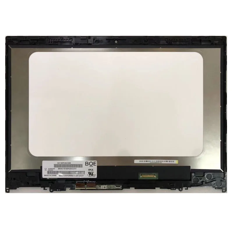 Imagem -02 - Tela de Toque 14 Polegada para Lenovo Yoga 52014 80x8 80ym 520-14ikb 5d10n45603 Substituição do Digitalizador Assembleia 1920*1080 Fhd