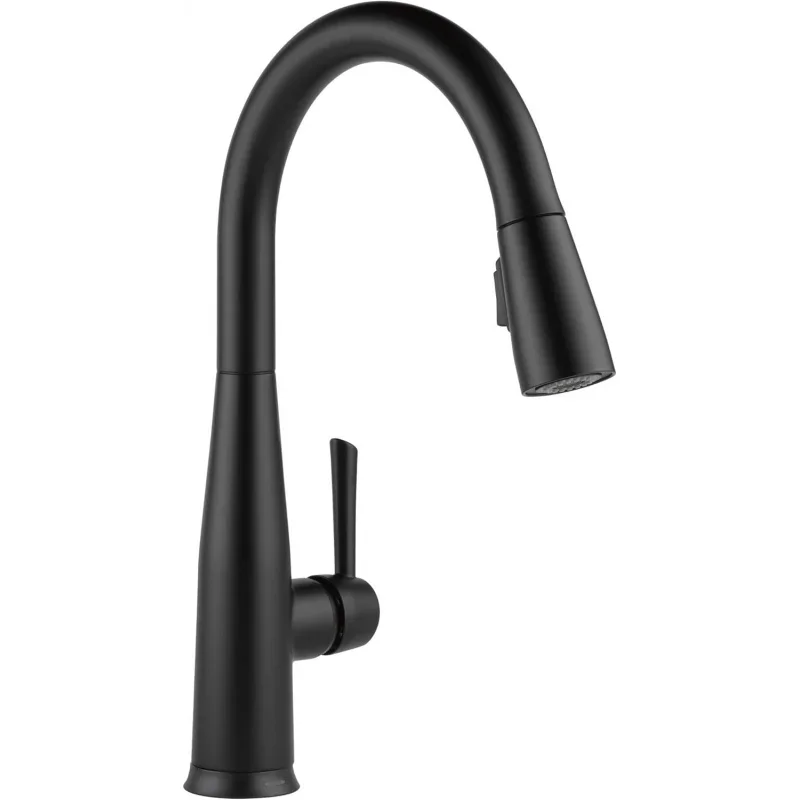 Essa Touch Kitchen Faucet, Matte Black with Pull Down Sprayer