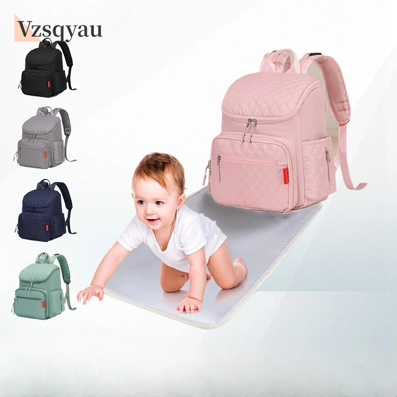 

Baby Travel Backpack Diaper Mummy Bag Large Capacity Nappy Bag Material Handbag For Baby Outdoor Travel Bag For Baby Care Stuff