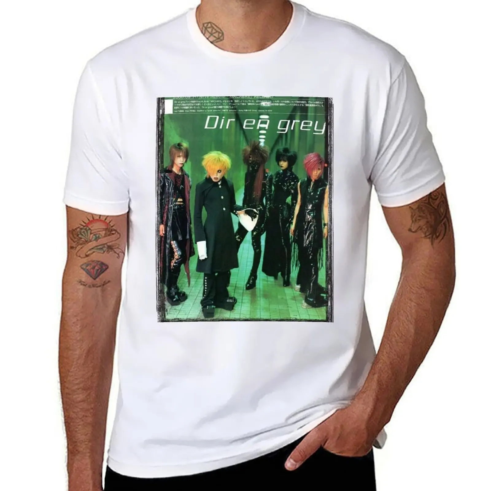 

Dir en grey T-Shirt t shirts cotton 100% t shirt custom print T-Shirt