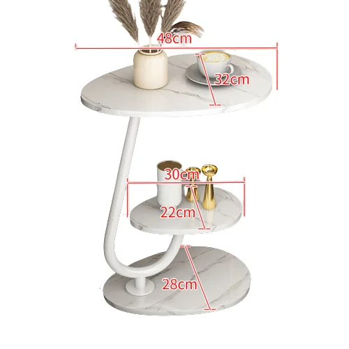 

Подвижный журнальный столик Простой журнальный столик Боковой двойной столик Настенная полка
