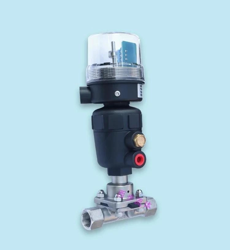 

Sanitary one-piece internal thread pneumatic diaphragm valve 316 stainless steel inner wire Baode head