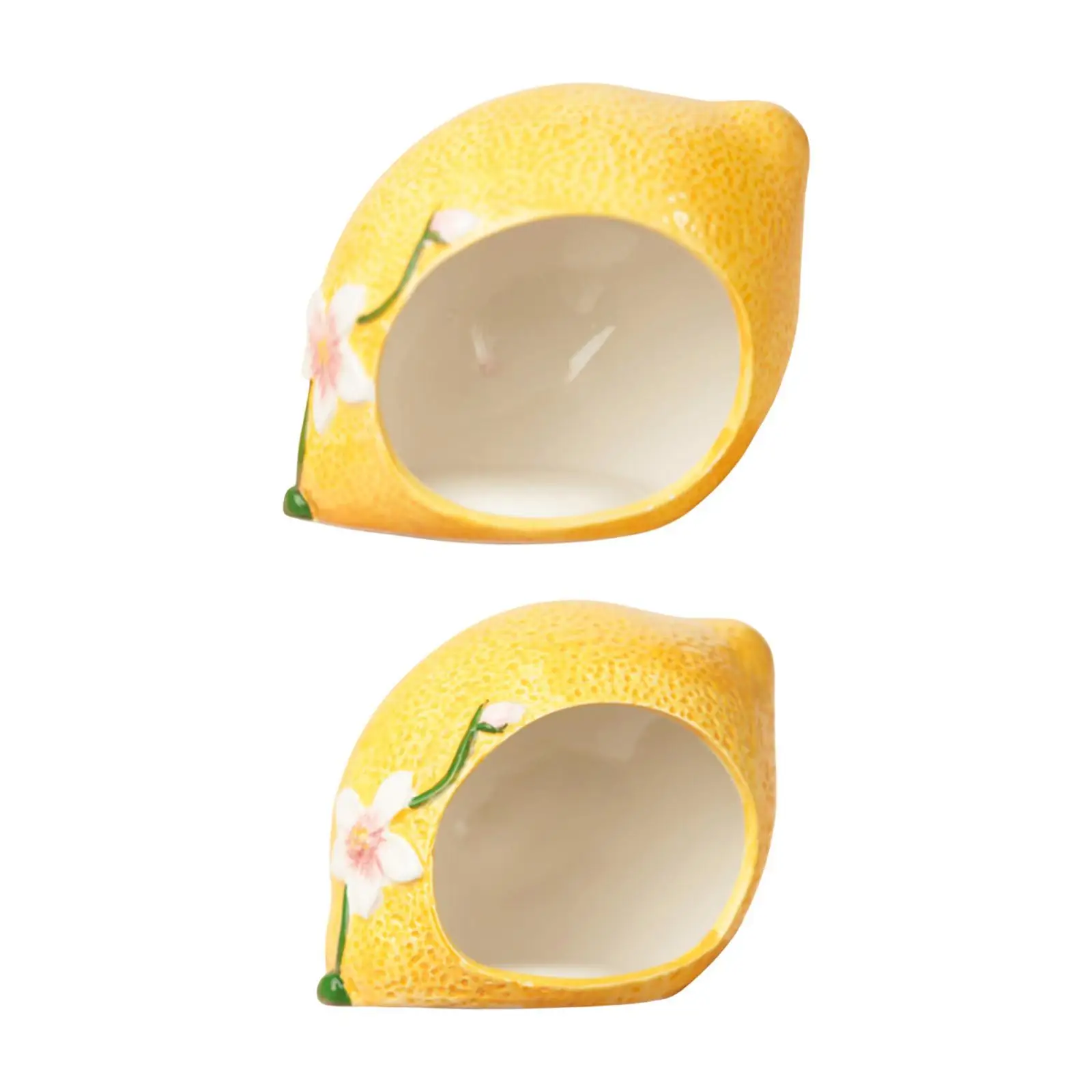 

Ceramic Hamster House,Hamster Hideout, Habitat,Lemon Shape Hut Cage for Small Pet