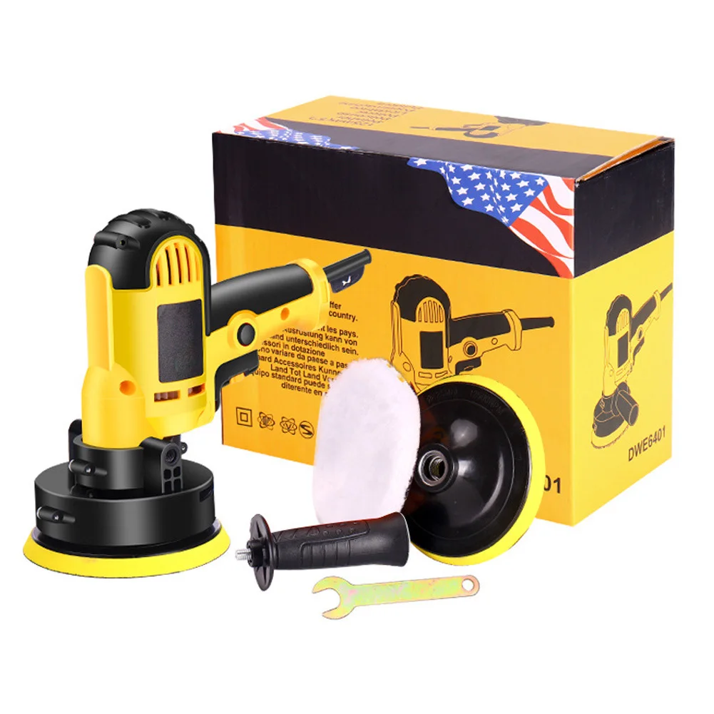 Electric Car Buffer Polisher 700W Car Polishing Kit With Detachable Handle Auto Polishing Grinder Sander Waxing Buffing Tools