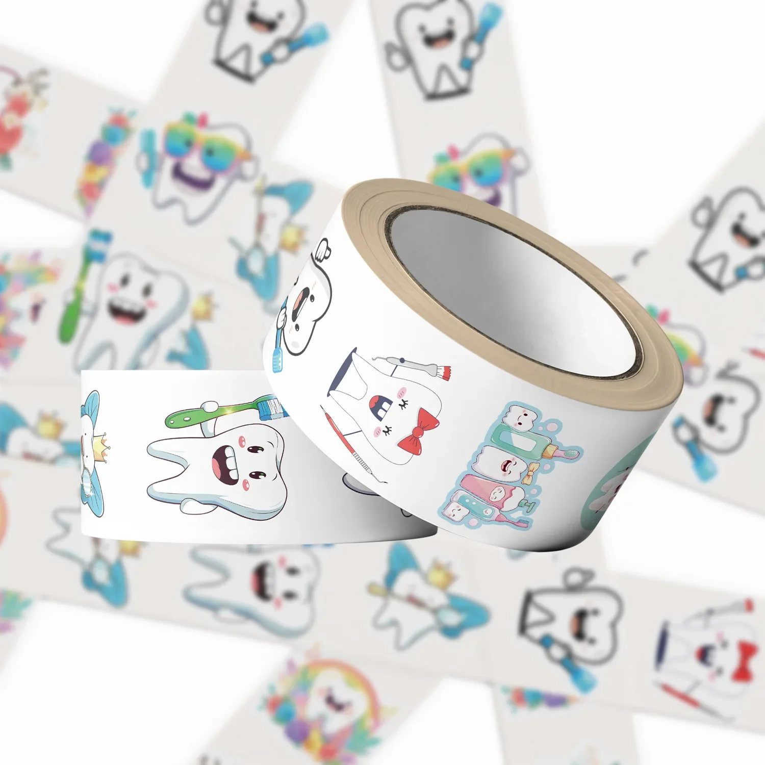 500Pcs/Roll Cute Cartoon Tooth, Kids Dental Care Reward Decals Inspire Children To Protect Teeth Dentist Decor Gift Stickers