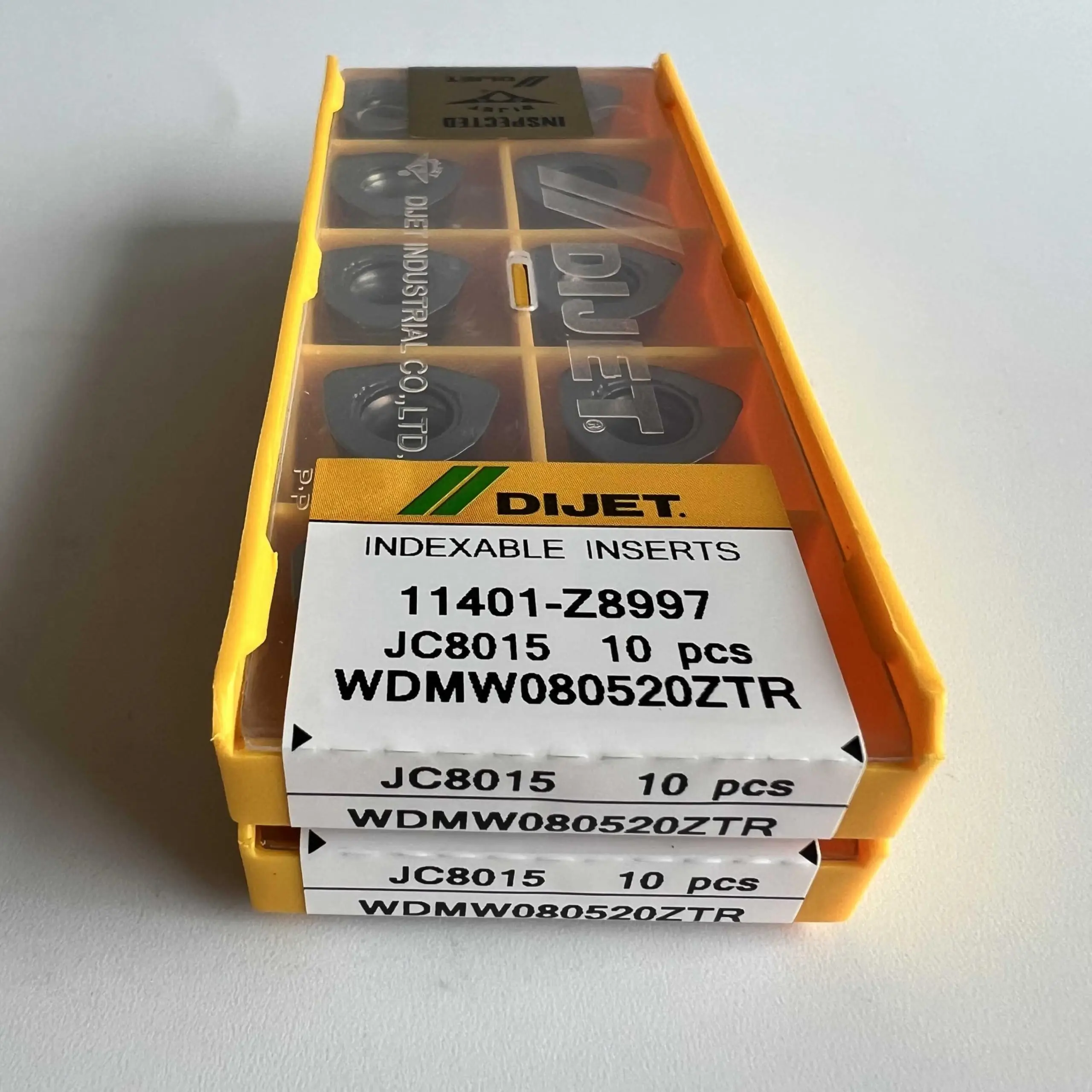 Original blade WDMW080520ZTR JC8015  /Carbide CNC Blade 10 Pieces