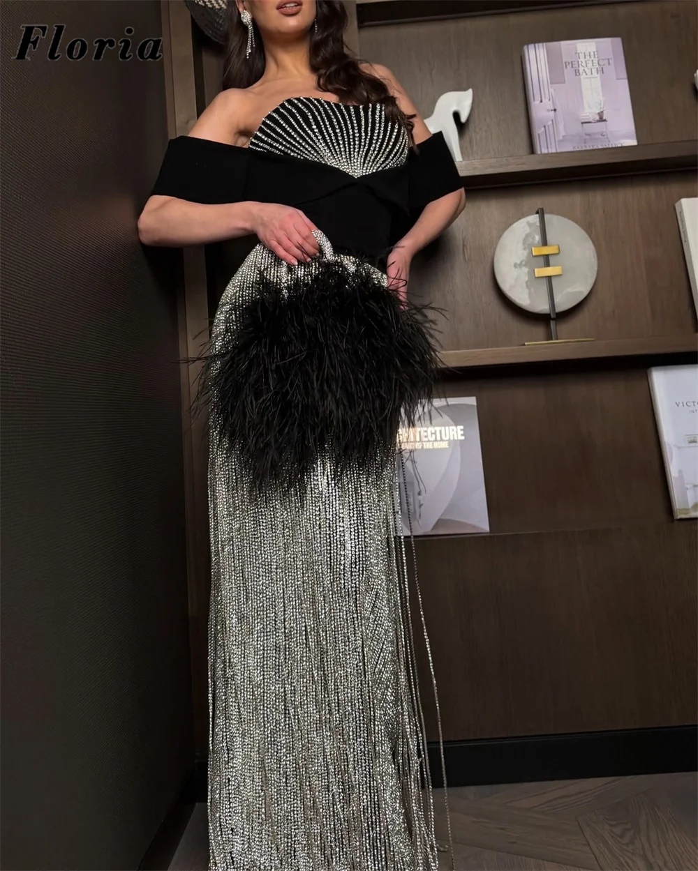 Luxury Black Off Sh…