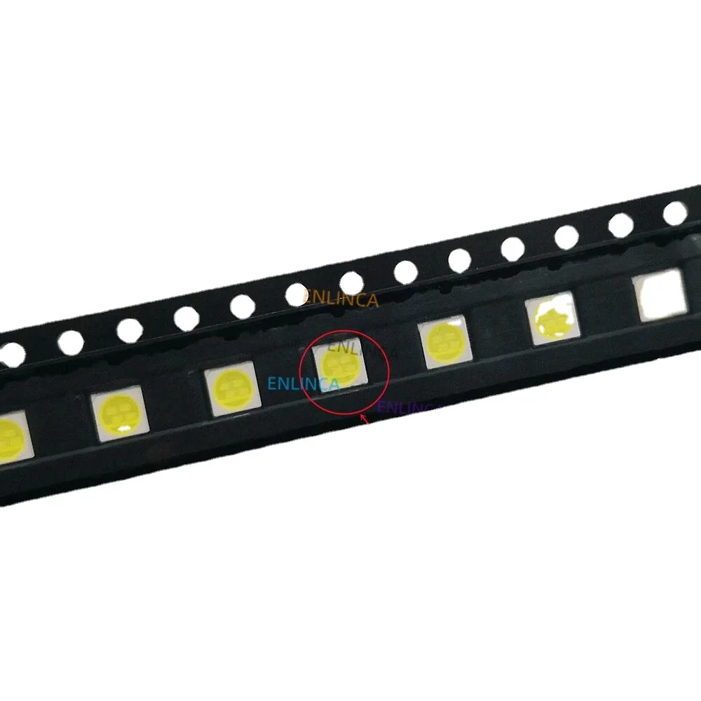 50-1000Pcs SMD LED TV Backlight Televisa Cold White 1W 3V 2W 6V 100lm 3535 3537 Cool White LCD Backlit for TV Repair