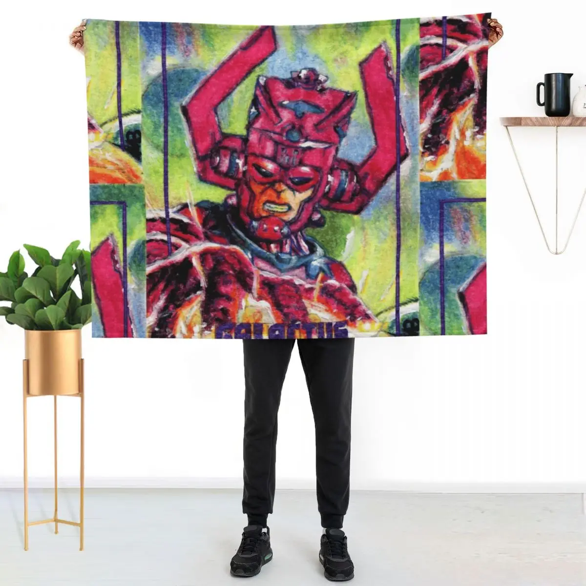 

Galactus, World Eater Throw Blanket Long Lasting Soft Plush Blanket for Daily Use