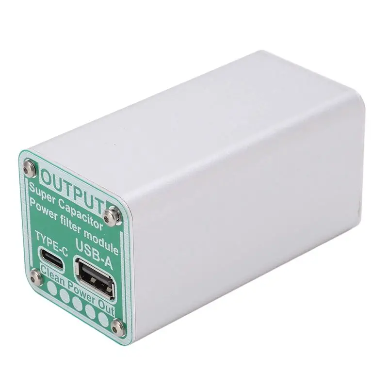 

AA87 DC5V Super Capacitor Power Filter Module Supercapacitor Power Filter Type C Input Output For Raspberry Pi Accessories Parts