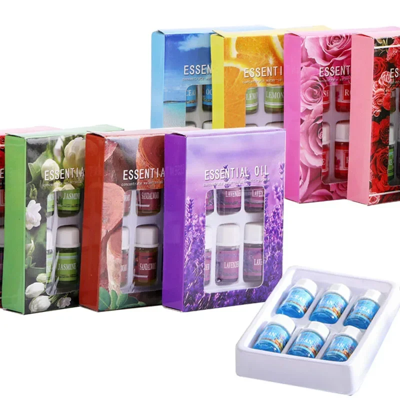 6 szt. Rozpuszczalne w woda roślinna olejki eteryczne z perfum do nawilżacza oczyszczacz powietrza kadzidło do aromaterapii do pielęgnacji skóry Spa Serum kosmetyczne