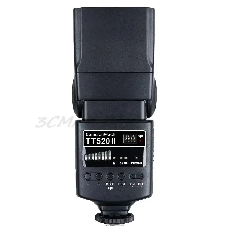 

TT520II Wireless Camera Flash Speedlite Thinklite with Build-in 433MHz Signal for Canon Nikon Pentax Fujifilm Olympus DSLR