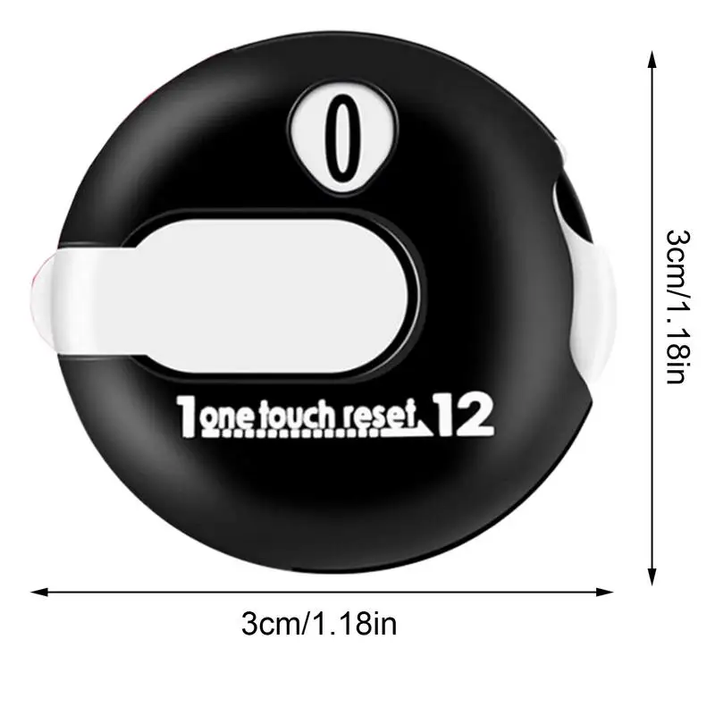 Профессиональный мини-счетчик очков для гольфа, компактный счетчик очков с одной кнопкой, точный сброс очков для гольфа, устройство для сохранения очков в гольфе, подарок