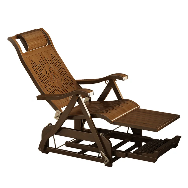 

Folding, lazy, recliner, summer, bamboo rocking chair, household, living room, balcony, elderly, leisure