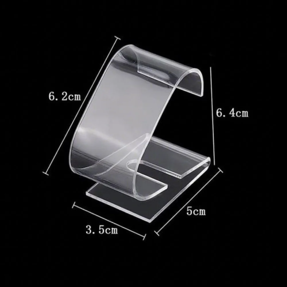 الاكريليك ساعة عرض موقف شفاف الدعامة تخزين حامل بيع عرض حالة مستقرة ساعة رف شاشة سوار ساعة اليد الوقوف #3