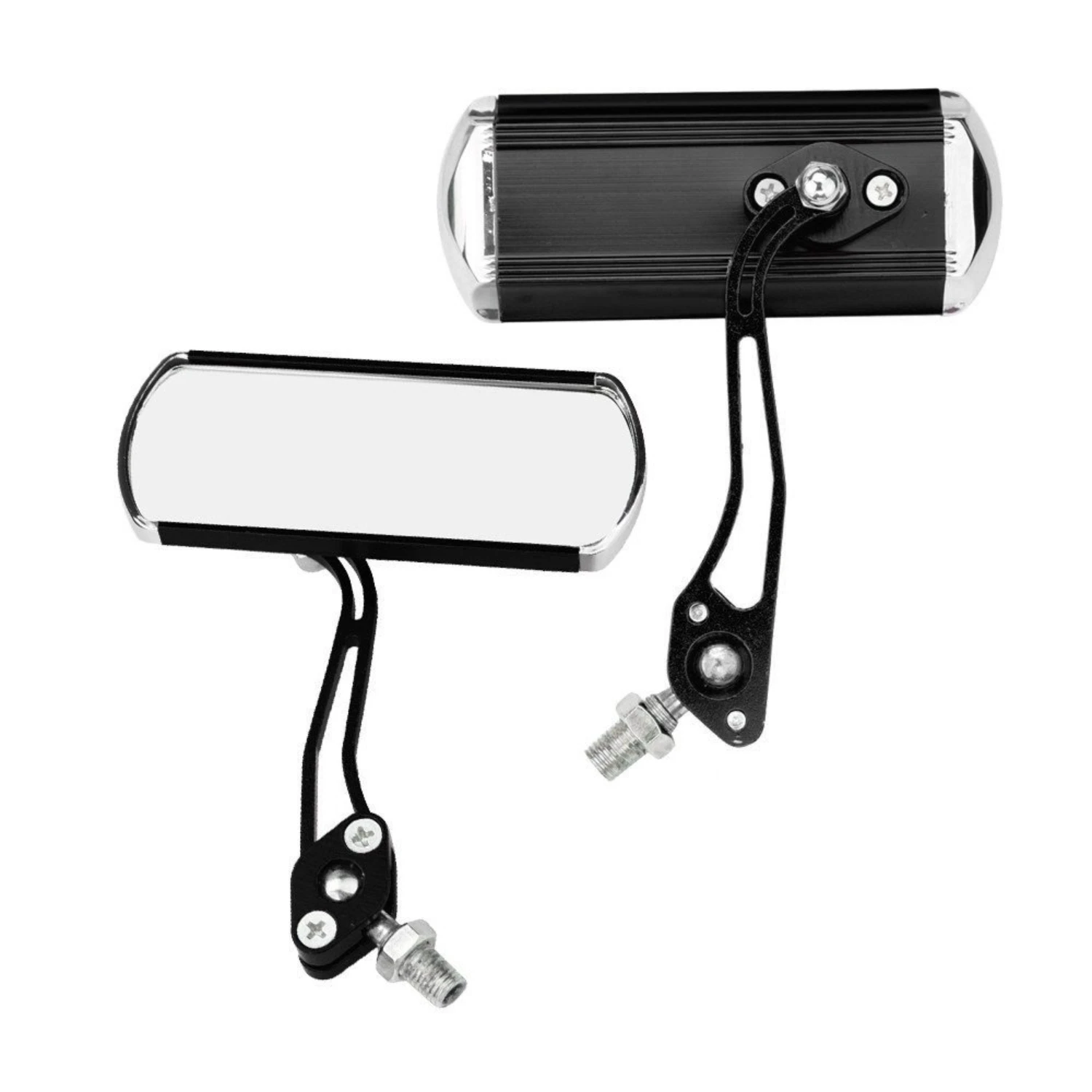 NEWCE Pack Bicycle Rearview Mirror 360° Adjustable Bending for Ride Safely Electric Bicycle Moped Cycling