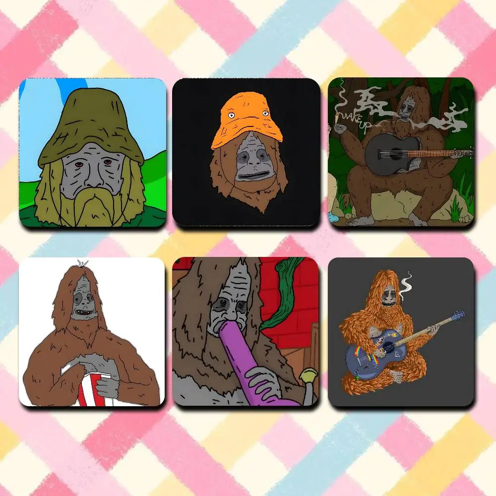 

S-Sassy The Sasquatch Sublimation Magnet Cartoon Anime CuteFridge Magnets Personalized Sublimation Products for Kitchen