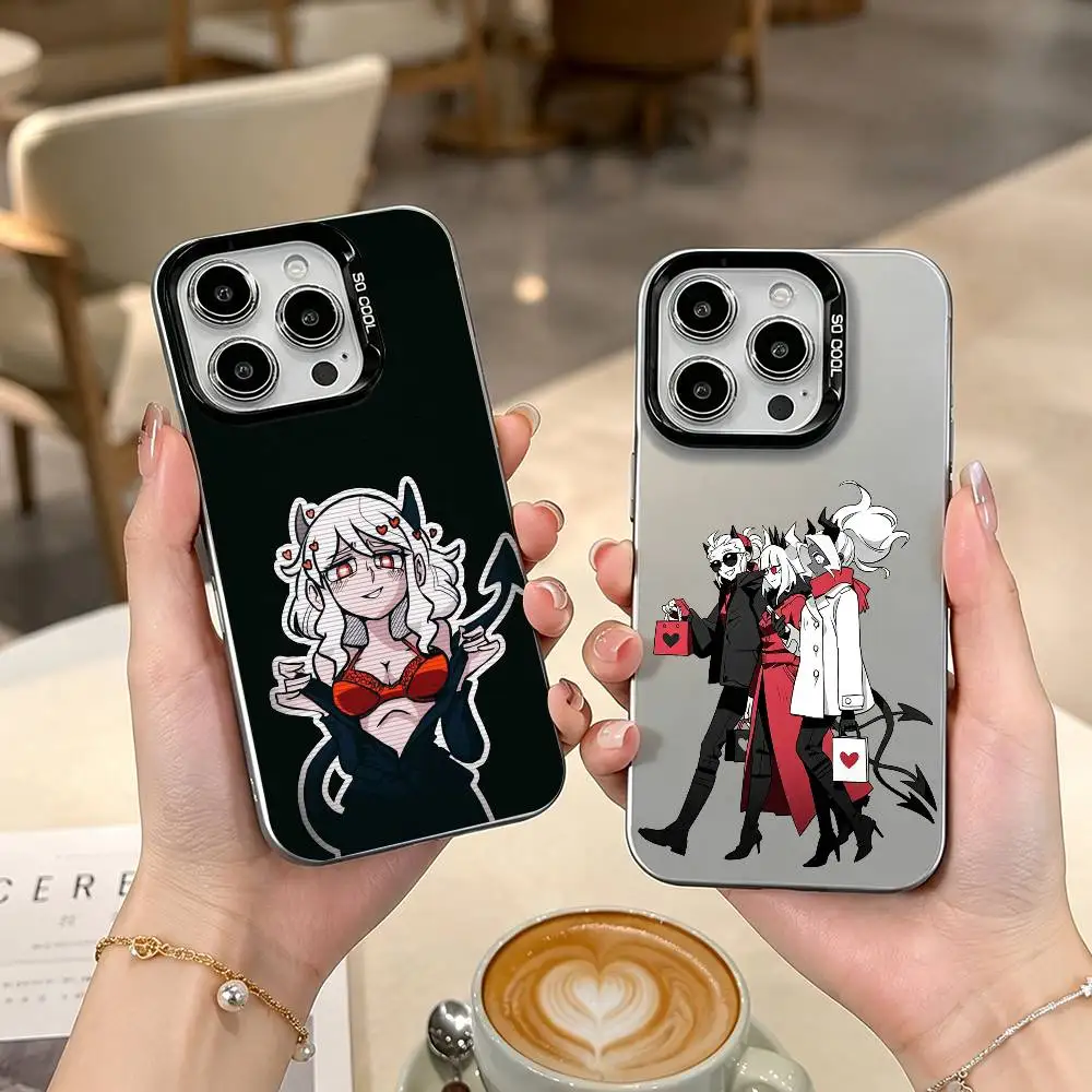 Hot-selling Game H-Helltaker  gift Phone Case For iPhone 17,16,15,14,13,12,11 Plus,Pro Max,XS,Colorful Silver Black Cover