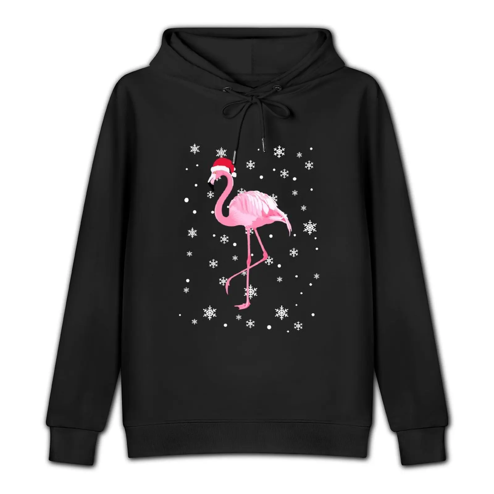 FLAMINGO CHRISTMAS with snowflake Pullover Hoodie winter clothes new in hoodies & sweat-shirt