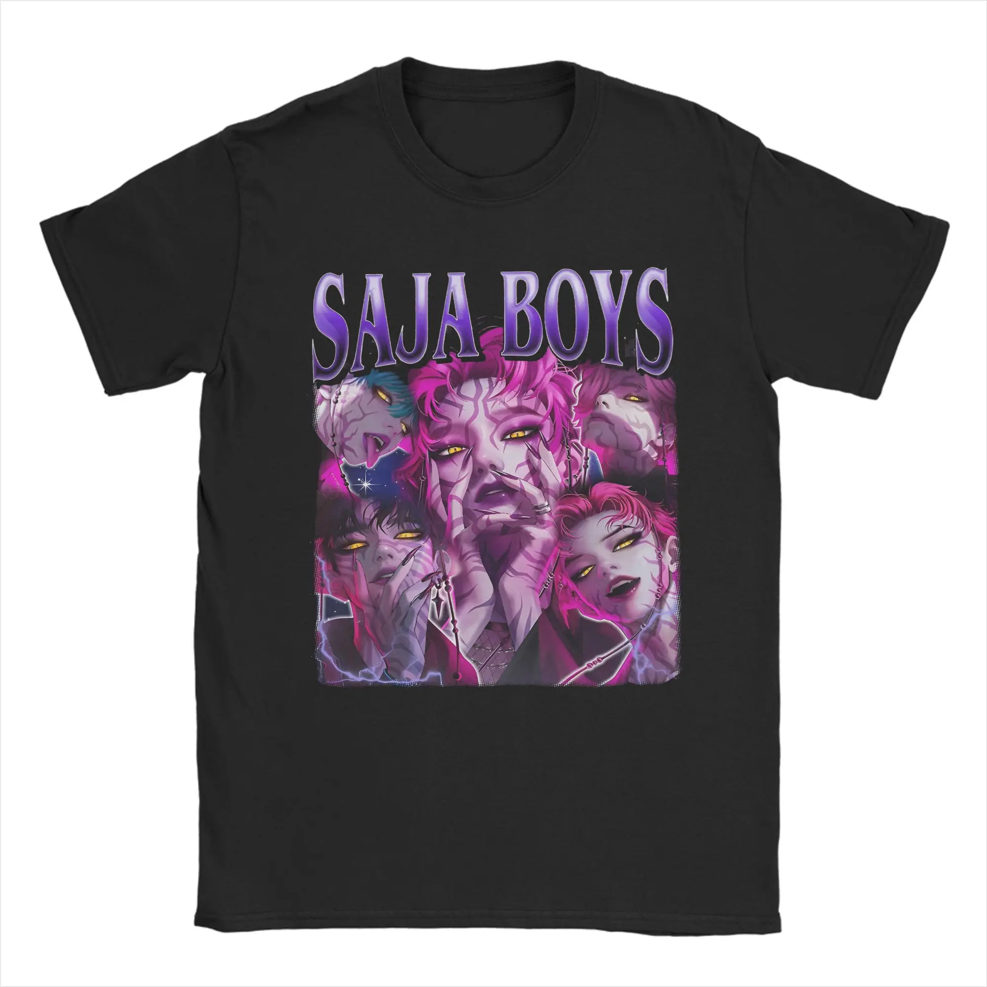 

Kpop Demon Hunters Saja Boys Jinu Abby Mystery Romance Baby T-Shirt Beach Trendy Cool T Shirts Men Cotton Plus Size Top Tees
