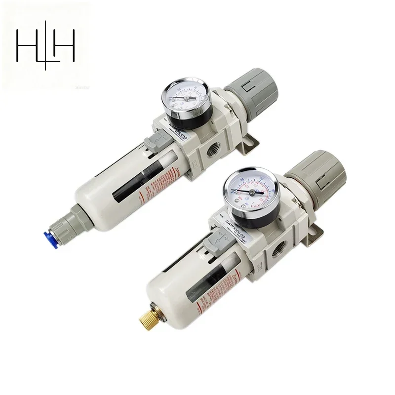 HLH AW3000-03 Air Oil Water Seperator Filter G3/8'' Air Pressure Regulator Controller Pneumatic Compressor Filter