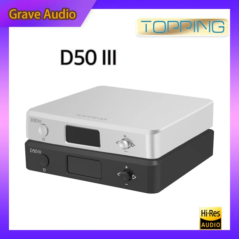 TOPPING D50III HIFI Decoder Dual ES9039Q2M Desktop USB DAC Bluetooth 5.1 Support LDAC