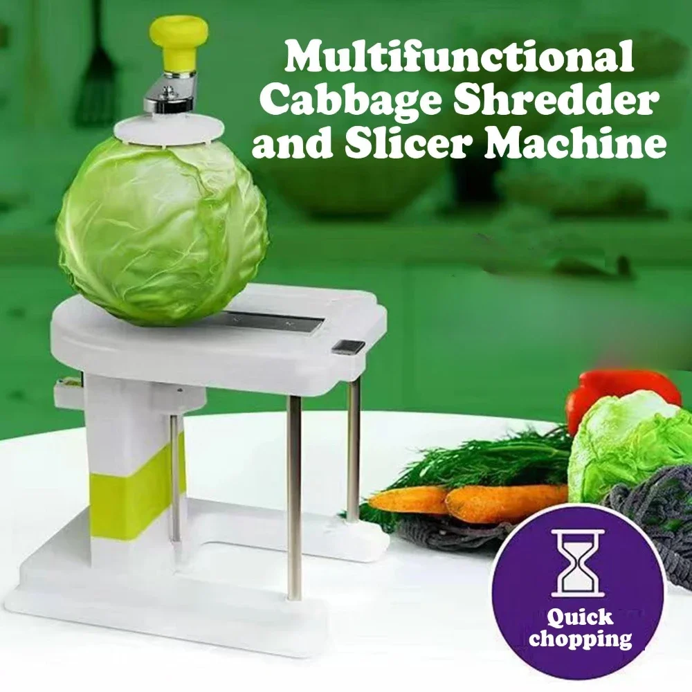 Cabbage Shredder Hand Cranked Japanese Vegetable Slicer Manual Rotate Cabbage Grater Handheld Convenient Lettuce Salad Cutter