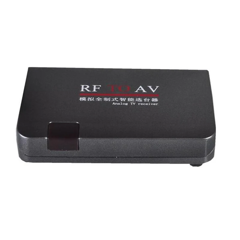 Ricevitore RF a AV ricevitore TV via cavo analogico stazione convertitore Vedio-selettore senza limitazione di posizione con telecomando