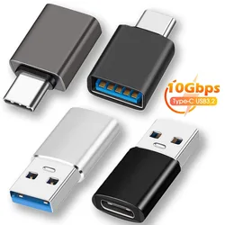 Adaptador USB 3,2 tipo C 10gbps OTG tipo C, convertidor macho a USB 3,2 hembra para Macbook, Xiaomi, Samsung, USBC, conector OTG