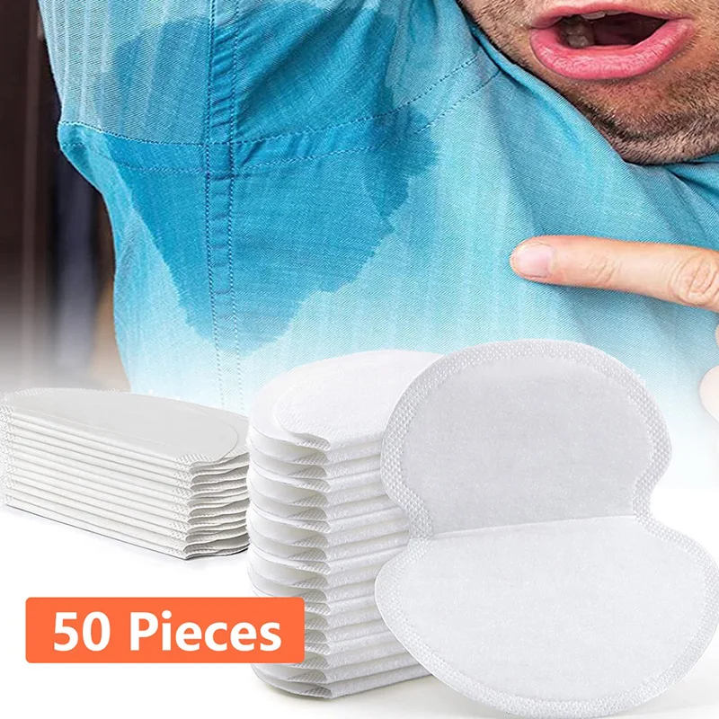 10/20/50pcs Unisex Sweat Pads Summer Deodorants Underarm Anti Perspiration Sweat Pads Disposable Armpit Absorb Sweat Shield Pad